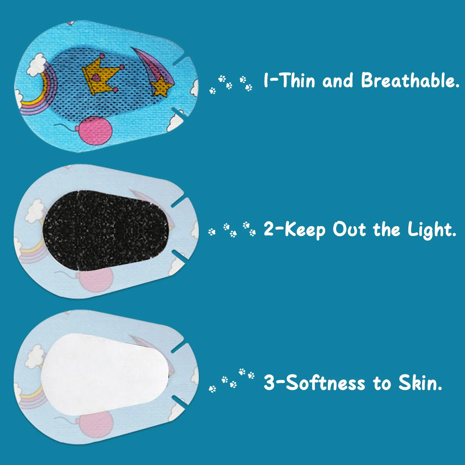 patch oculaire respirant à motif de dessin animé pour enfant amblyopie, poulet, stérités médicales, bandages adhésifs, premiers secours, paresseux, tendance, 30/60 pièces patch oculaire respirant à motif de dessin animé pour enfant amblyopie, poulet, stérités médicales, bandages adhésifs, premiers secours, paresseux, tendance, 30/60 pièces