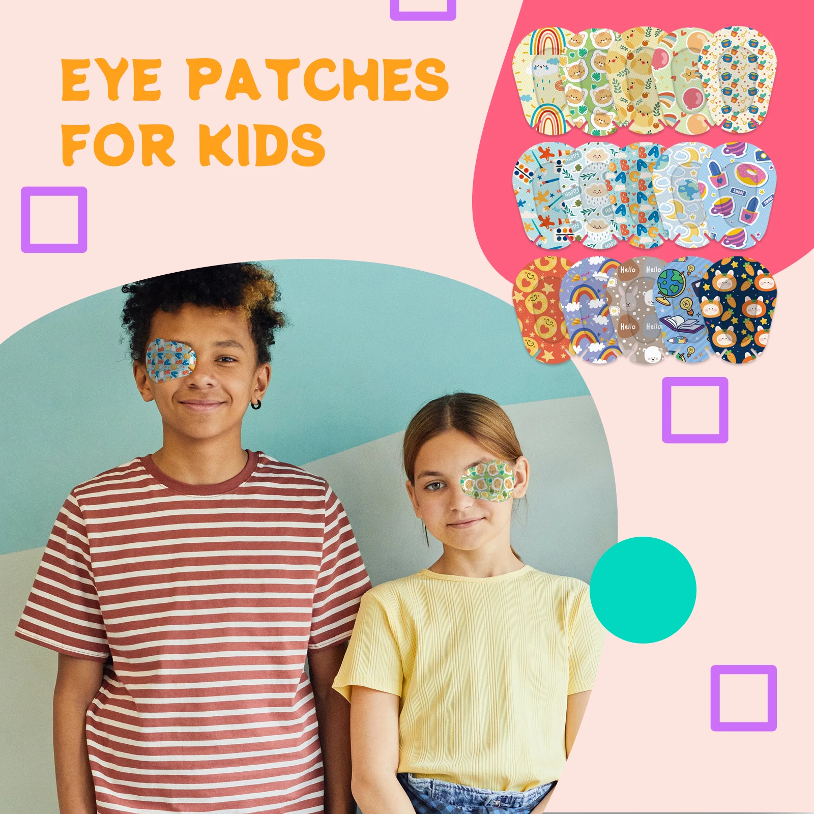 patch oculaire respirant pour amblyopie, 30/60 pièces, blocage de la lumière, correction des enfants, protection de la vue, coussinet oculaire stérile pour filles et garçons patch oculaire respirant pour amblyopie, 30/60 pièces, blocage de la lumière, correction des enfants, protection de la vue, coussinet oculaire stérile pour filles et garçons