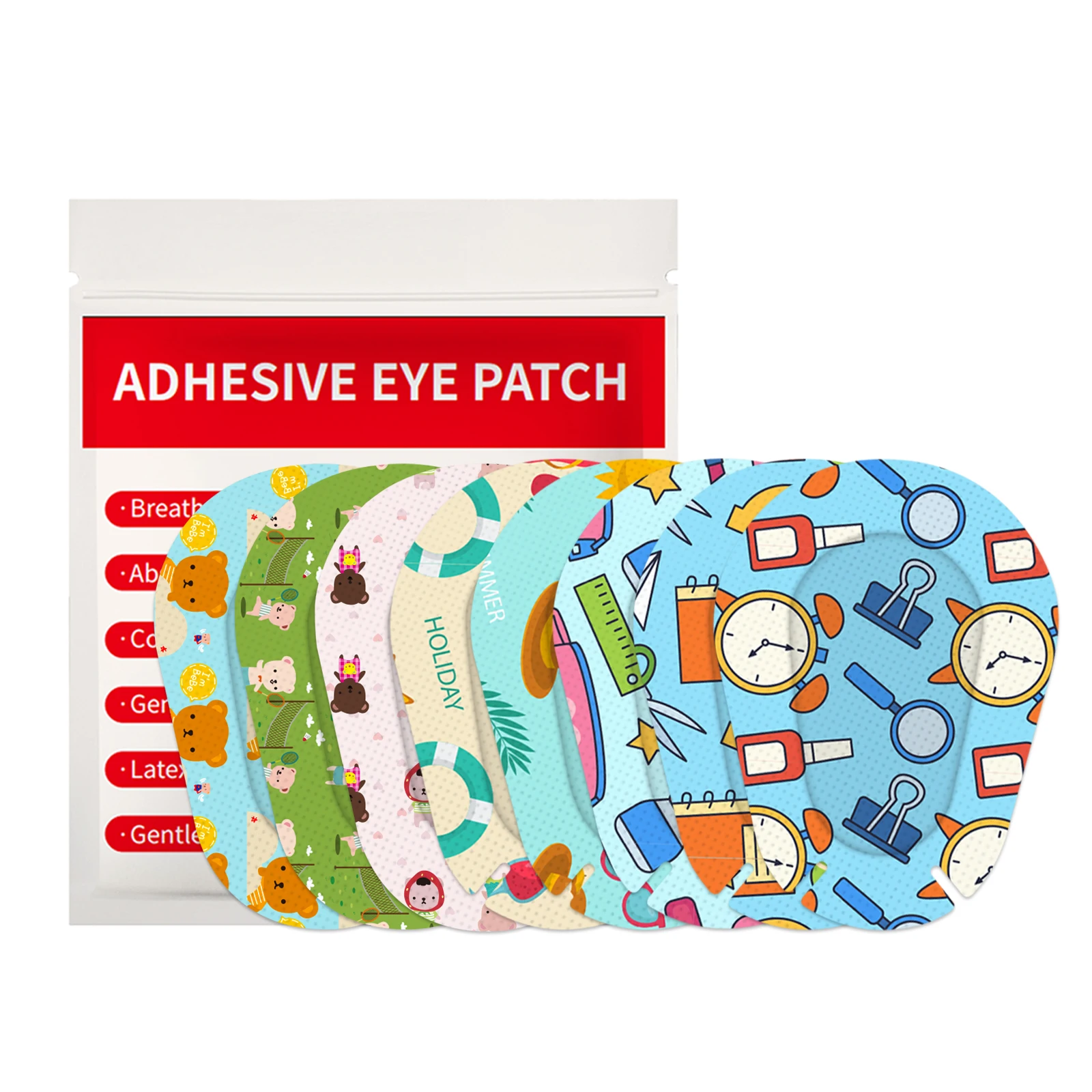 patch adhésif pour les yeux, 90 pièces, mignon, ambliopie, ombrage, strabisme, correction des enfants, protection de la vue, coussinet oculaire stérile pour enfants patch adhésif pour les yeux, 90 pièces, mignon, ambliopie, ombrage, strabisme, correction des enfants, protection de la vue, coussinet oculaire stérile pour enfants