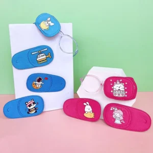 6 pièce/ensemble enfants soins de santé enfants occlusion médical paresseux patch pour les yeux visière pour enfants traitement du strabisme kit de soins de la vision